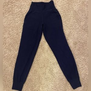 Lululemon High Rise Joggers True Blue